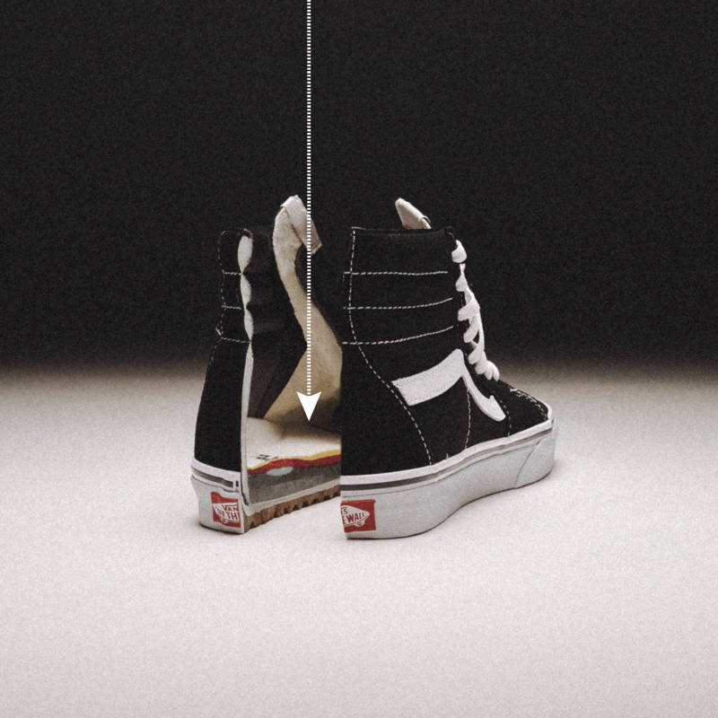 FOOTSOULS for Old Skool and SK8 HI Vans FEEL YOUR SOUL
